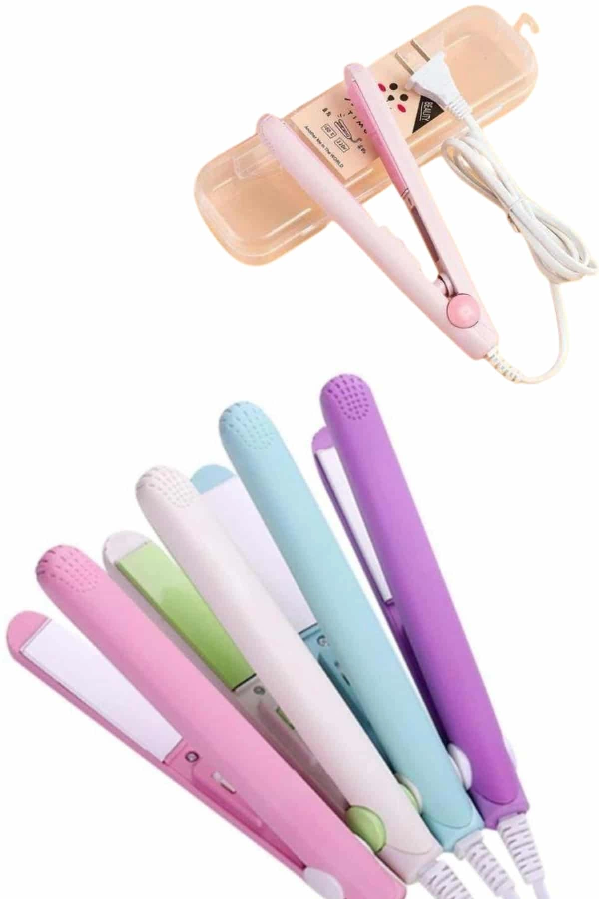 Saç Düzleştirici Pürüzsüz Parlaklık Seyahat Tipi Taşınabilir Seramik Kaplama ( Lisinya )