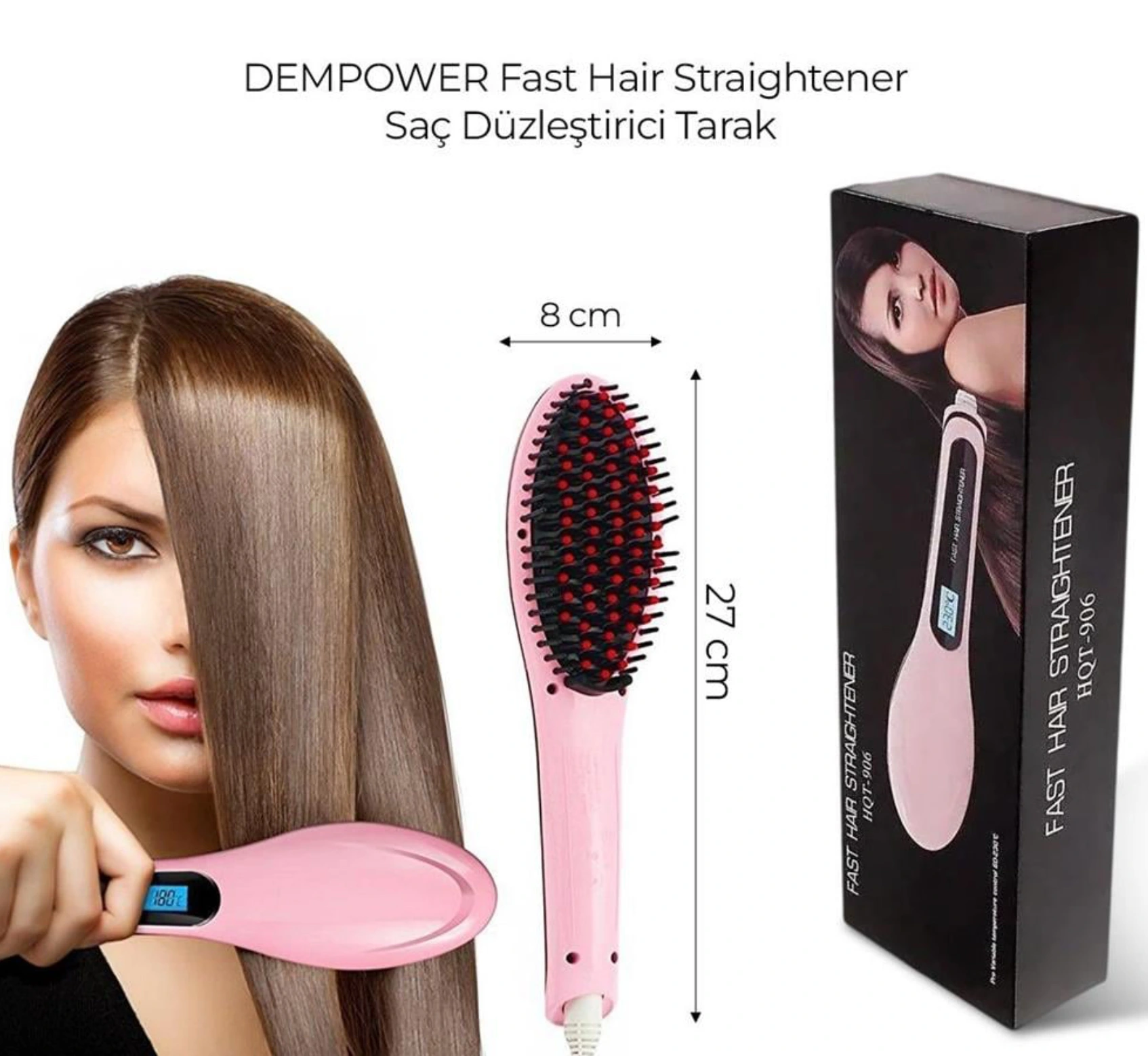 Saç Düzleştirici Tarak ( Lisinya )