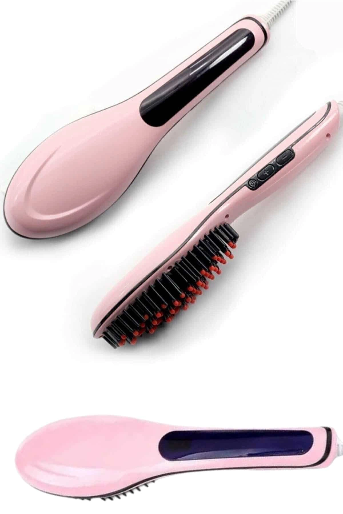 Saç Düzleştirici Tarak Dijital Göstergeli Seramik Kaplama Sıkı Dişli ( Lisinya )