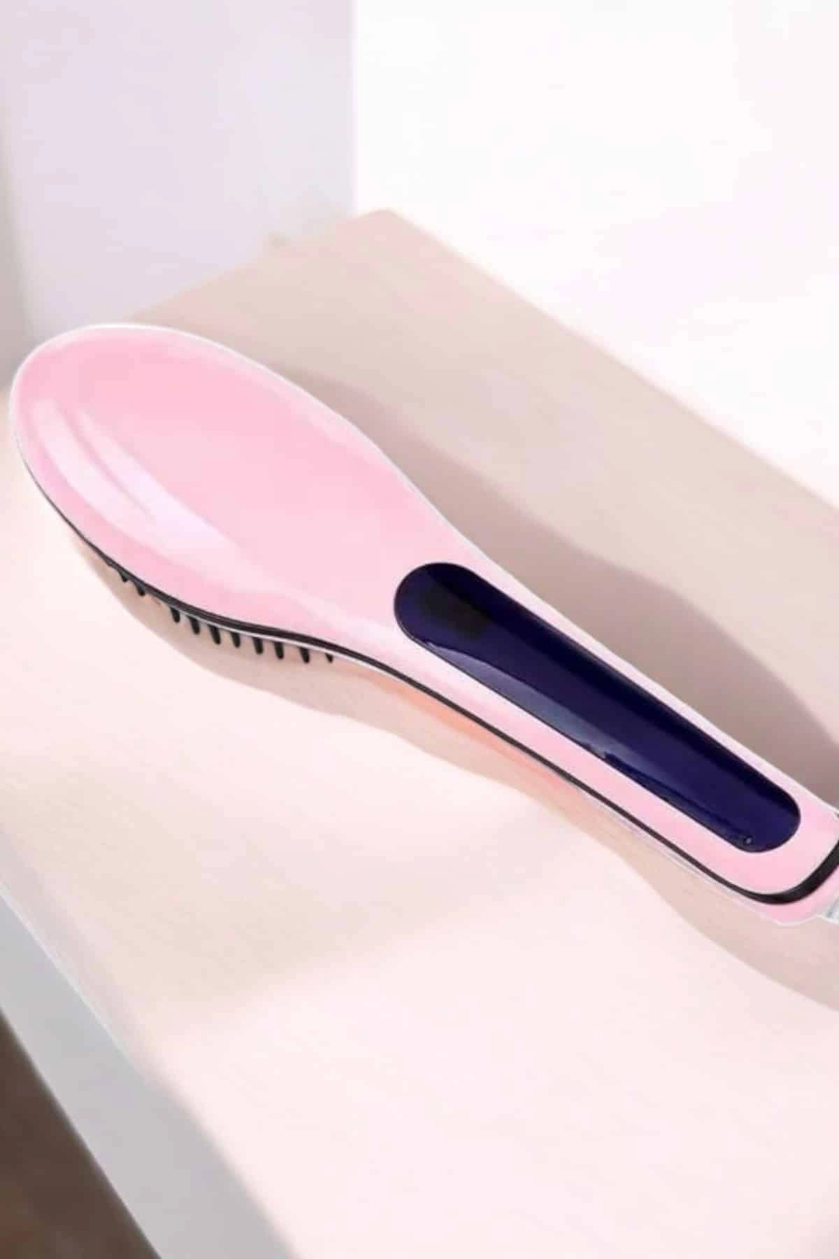 Saç Düzleştirici Tarak Isı Ayarlı Yıpranma Önleyici Düzleştirici Fön Tarak ( Lisinya )