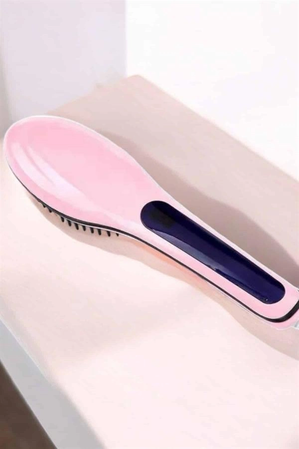 Saç Düzleştirici Tarak Isı Ayarlı Yıpranma Önleyici Düzleştirici Fön Tarak ( Lisinya )