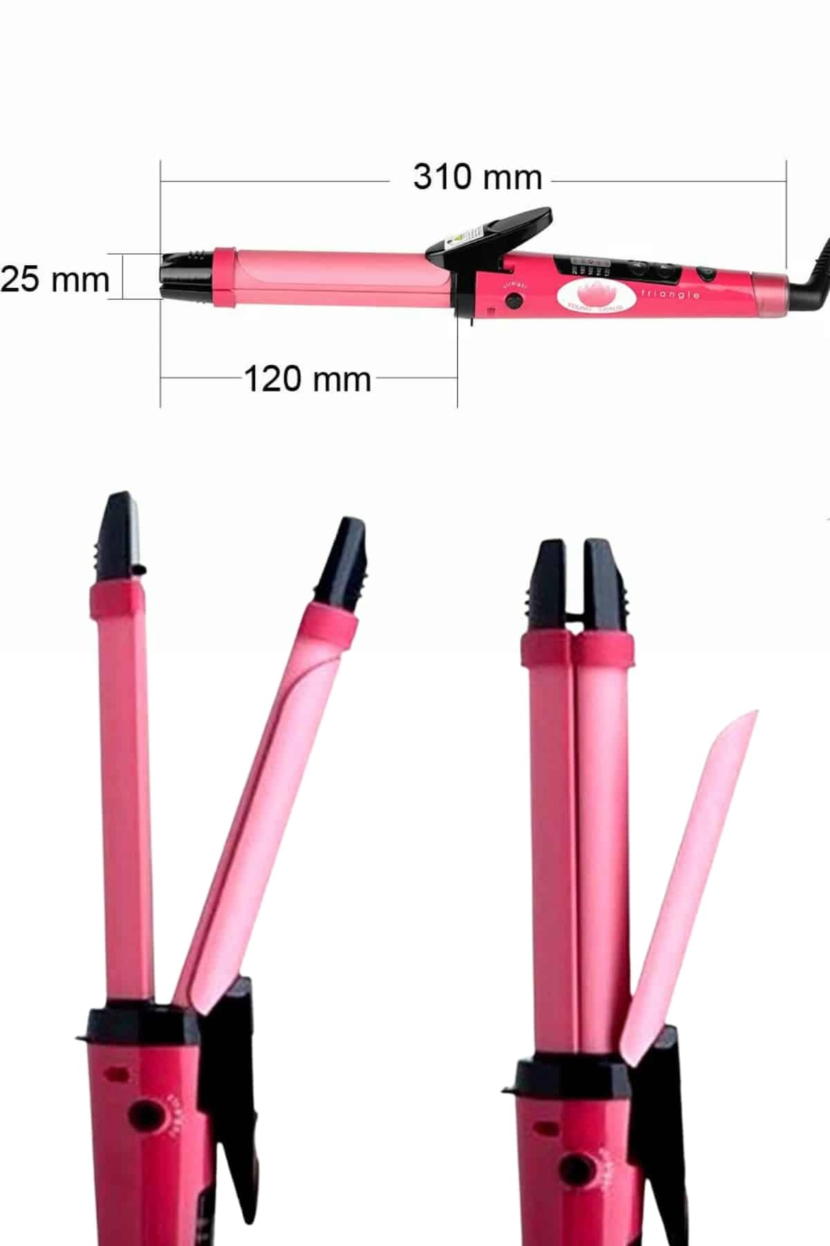 Saç Düzleştirici Ve Maşa İkili Saç Şekillendirici Tüm Saç Tiplerine Uygun ( Lisinya )