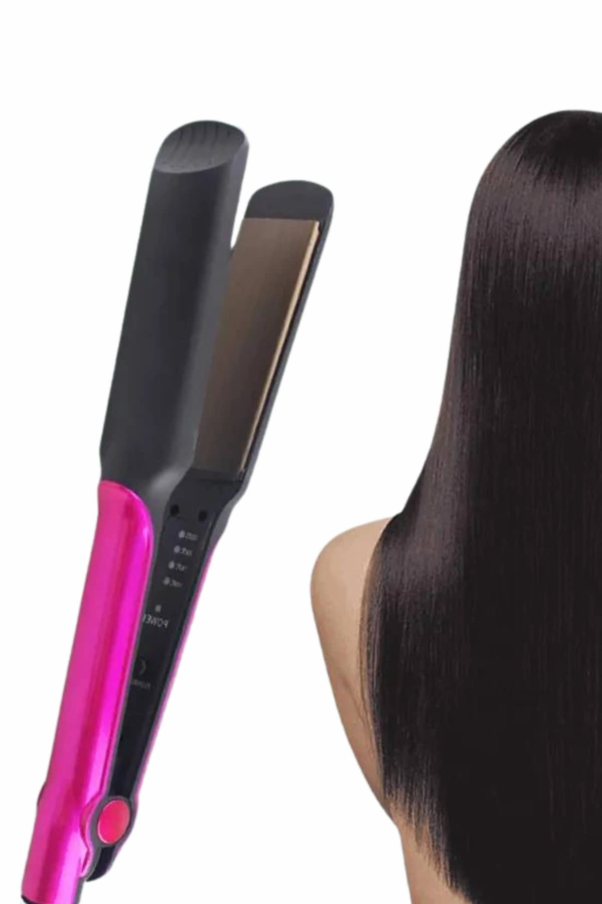 Saç Düzleştirici Yüksek Isı Ayarlı Elektriklenme Karşıtı Saç Şekillendirici ( Lisinya )