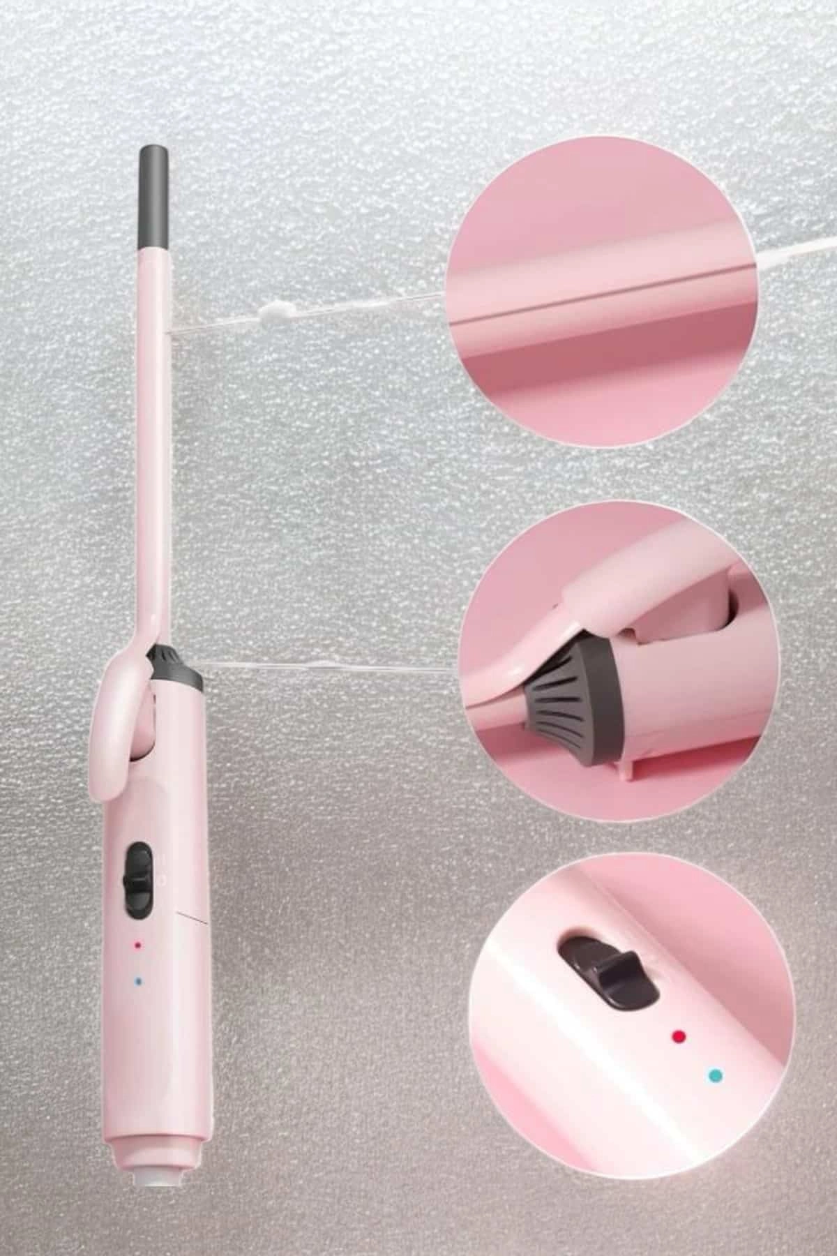 Saç Maşası 10mm İnce Bukleler İçin Yıpranma Önleyici İyon Özelliği ( Lisinya )