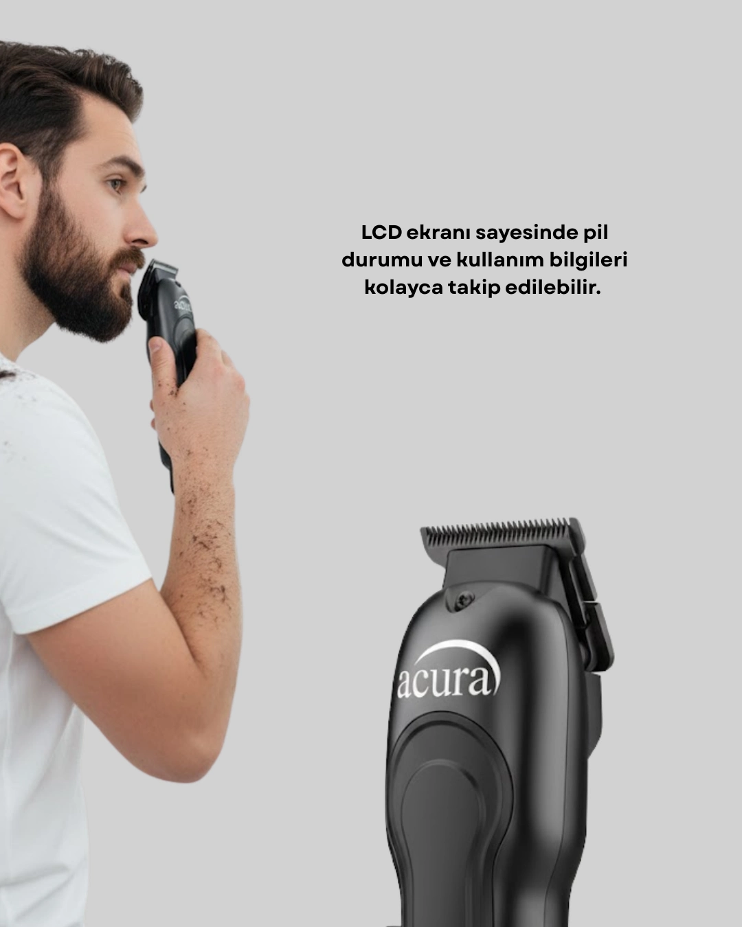 Saç Sakal Ve Vücut İçin Çok Amaçlı Kablosuz Tıraş Makinesi ( Lisinya )