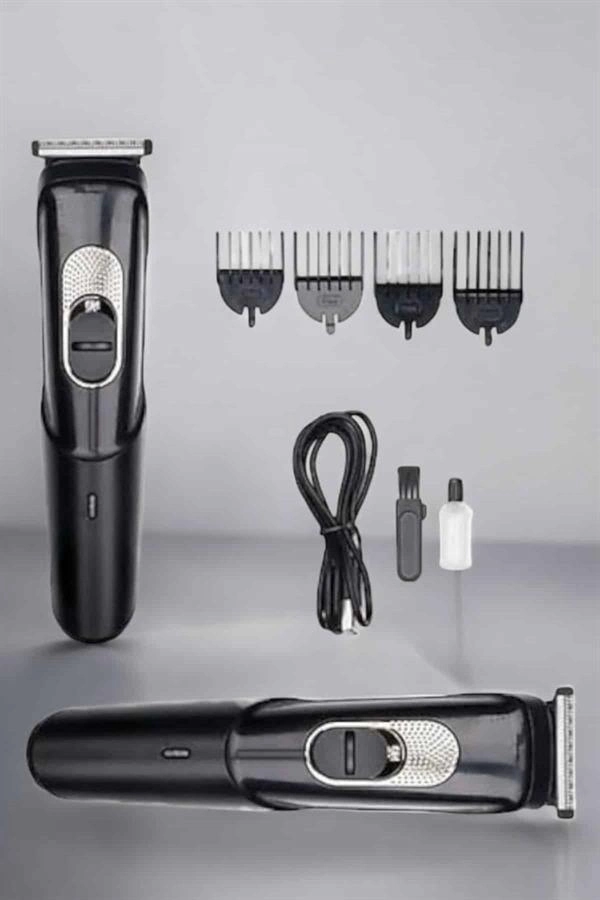 Saç Sakal Vücut Şarjlı Kablosuz Tıraş Makinesi Profesyonel Paslanmaz Çelik ( Lisinya )