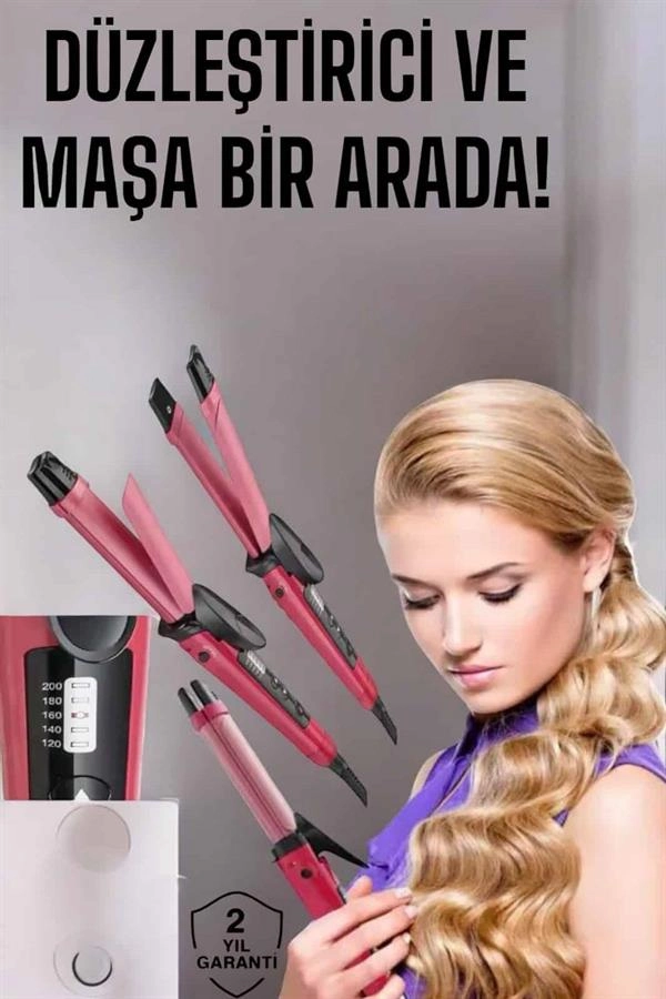 Saç Şekillendirici Düzleştirici Ve Maşa Isı Ayarlı ( Lisinya )