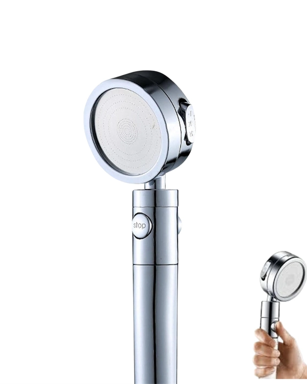 Sağlam Metal Hortum Bağlantılı, 360° Hareketli Duş Başlığı ( Lisinya )