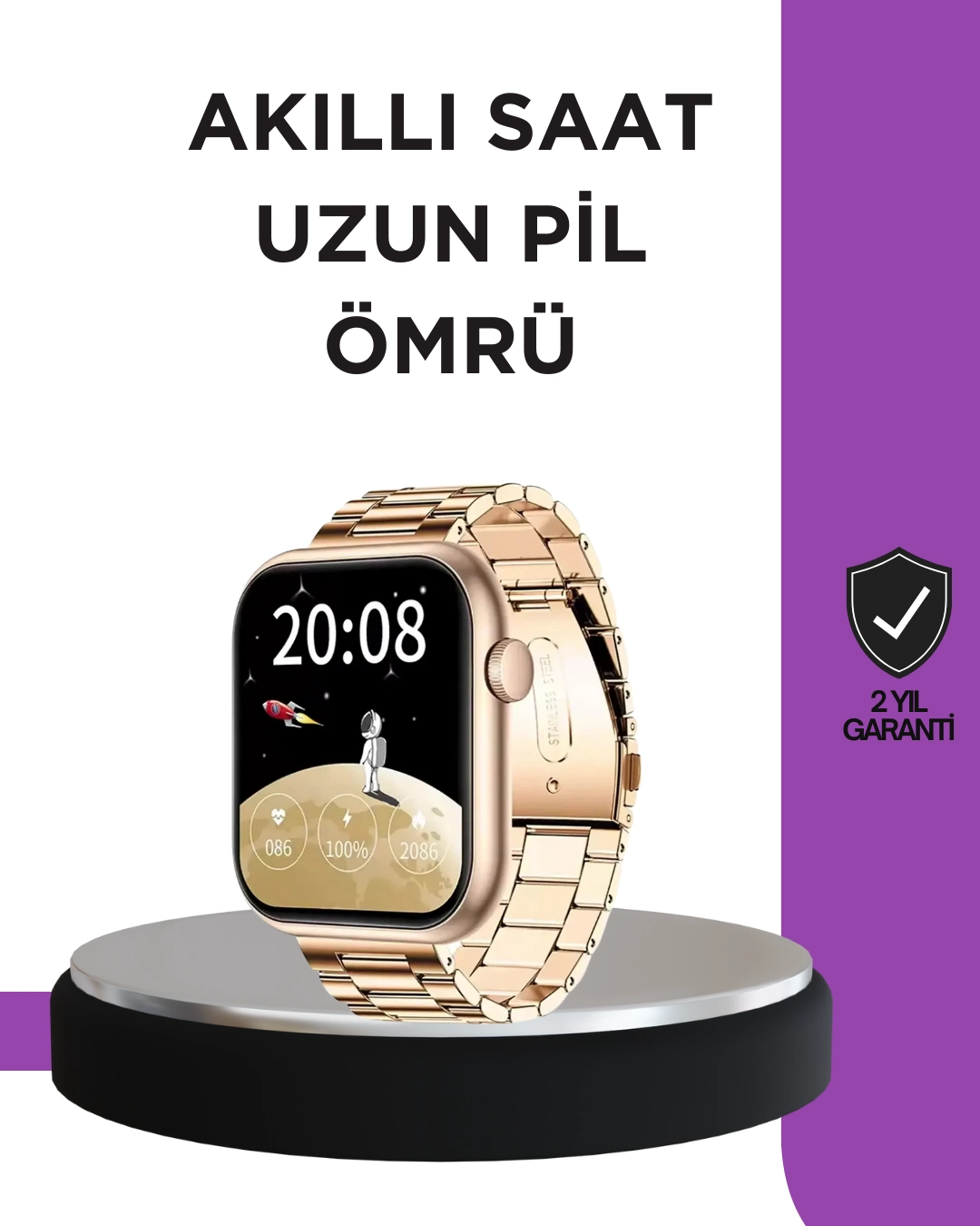 Sağlık Takipli Akıllı Saat 117 Spor Modlu Amoled Ekran ( Lisinya )