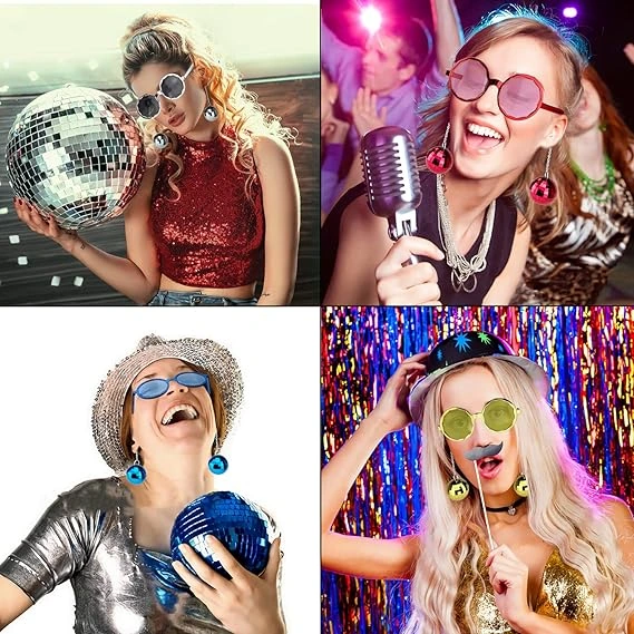 Sallanan Disko Top Küpeli Gözlük ( Lisinya ) Sallanan Disko Top Küpeli Gözlük ( Lisinya )