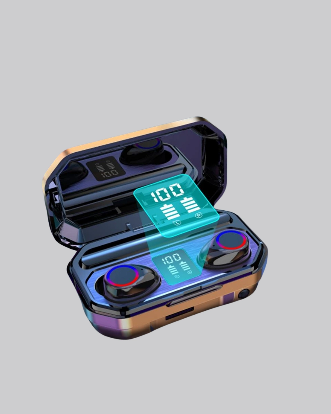 Şarj Kutulu Kablosuz Kulaklık Ergonomik Spor Seyahat Uyumlu Uzun Kullanım ( Lisinya )