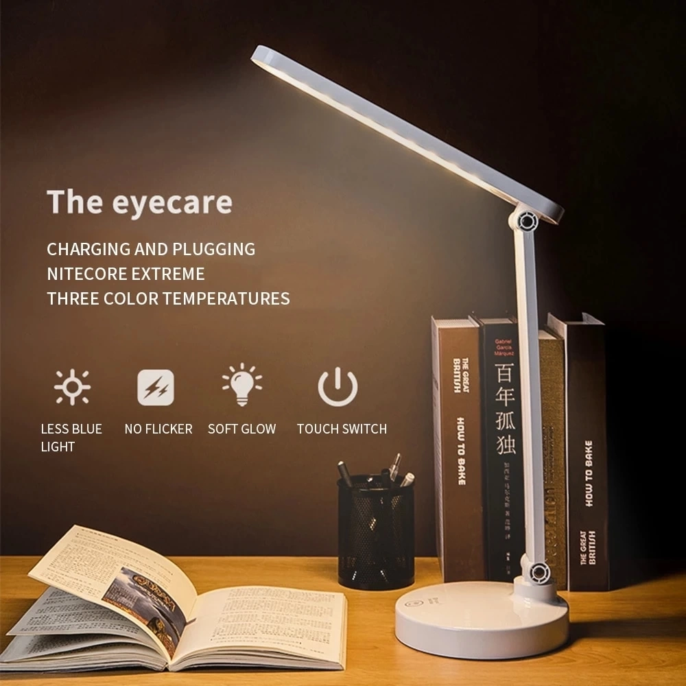 Şarjlı 40 Led Çalışma Okuma Işığı Kademeli Masa Lambası Ayarlanabilir Renk Tonu Ve Parlaklık Ps-1912 ( Lisinya ) Şarjlı 40 Led Çalışma Okuma Işığı Kademeli Masa Lambası Ayarlanabilir Renk Tonu Ve Parlaklık Ps-1912 ( Lisinya )