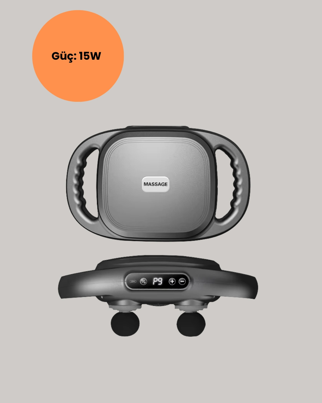 Şarjlı 6 Başlıklı Masaj Tabancası 2000 Mah Sessiz Güçlü Motor ( Lisinya )