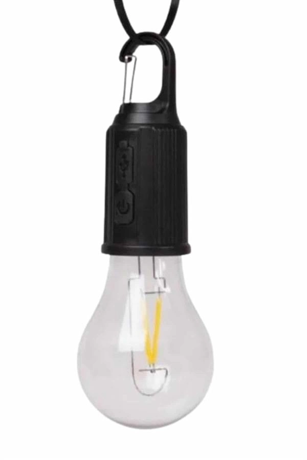 Şarjlı Aydınlatma Ampul Tasarımlı Ambians Işık Askılı Kamp Lambası ( Lisinya )
