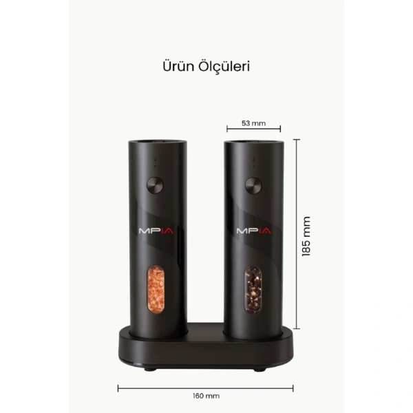 Şarjlı Baharat Öğütücü 100 Ml ( Lisinya ) Şarjlı Baharat Öğütücü 100 Ml ( Lisinya )