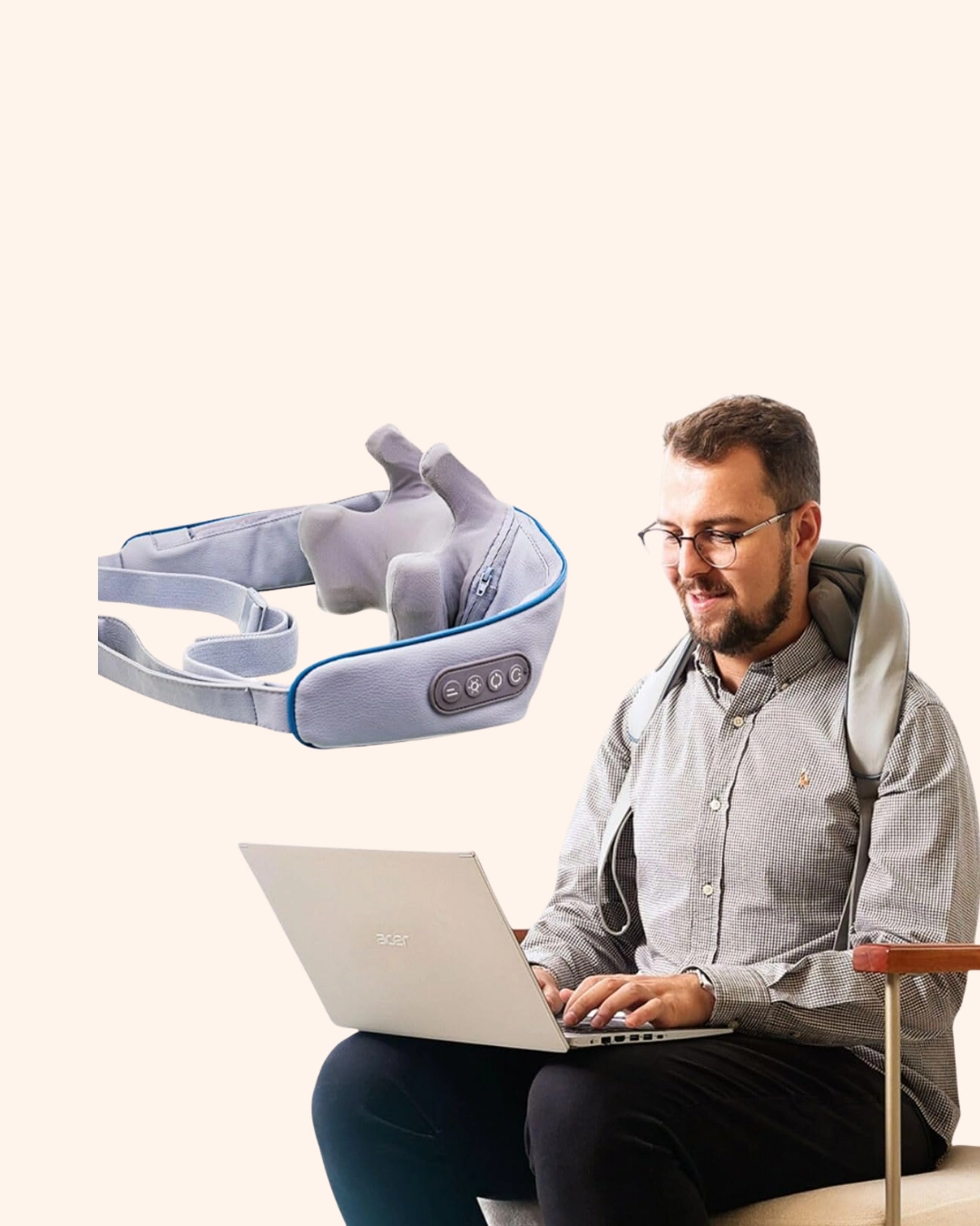 Şarjlı Boyun Ve Omuz Masaj Aleti | 3d Yoğurma Teknolojisi ( Lisinya )