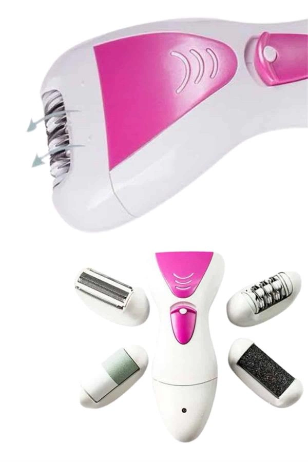 Şarjlı Epilasyon Cihazı Çok Başlıklı Ayak Bakımına Uygun Epilatör Aleti ( Lisinya )