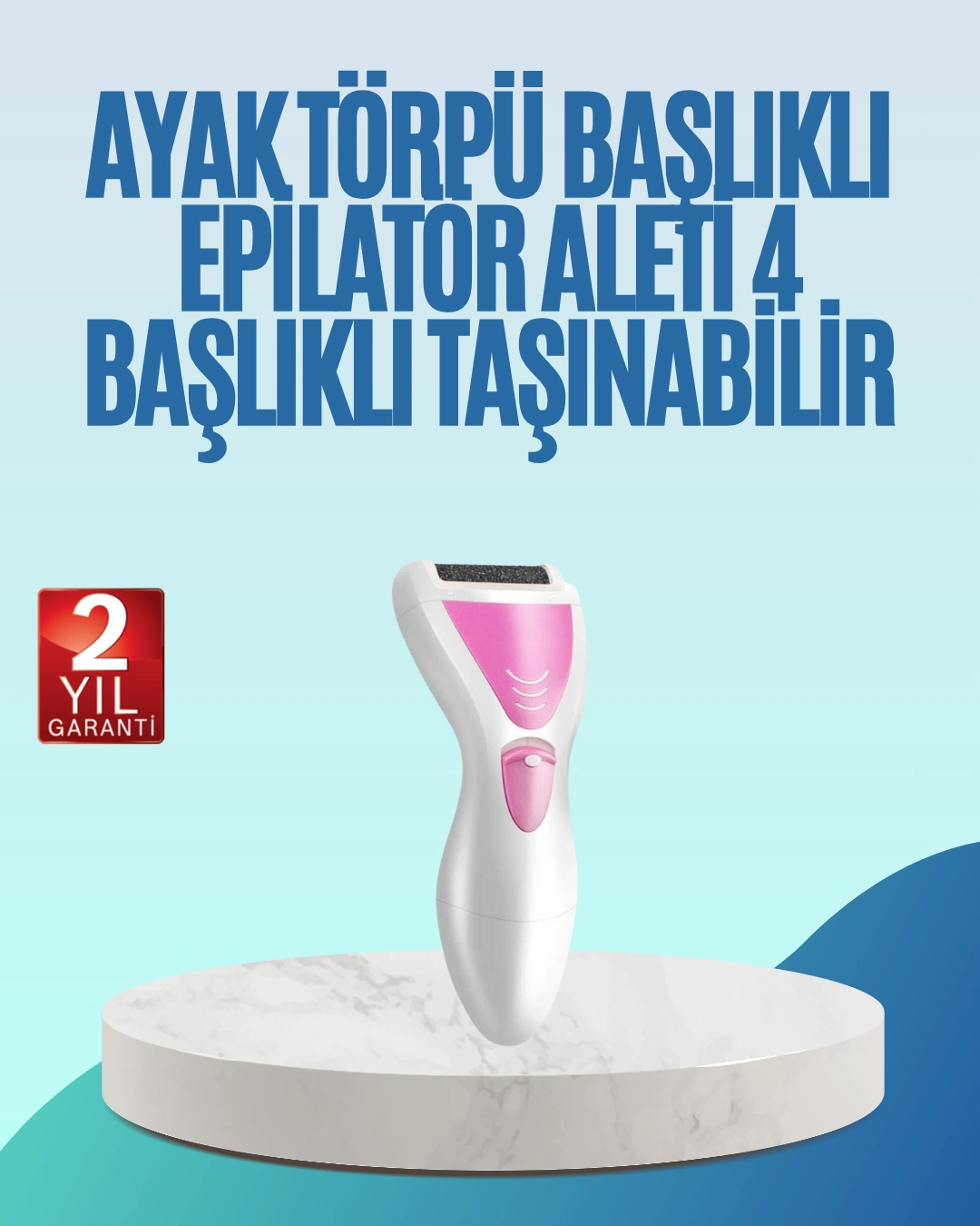 Şarjlı Epilatör Ve Ayak Törpüsü Seti ( Lisinya )