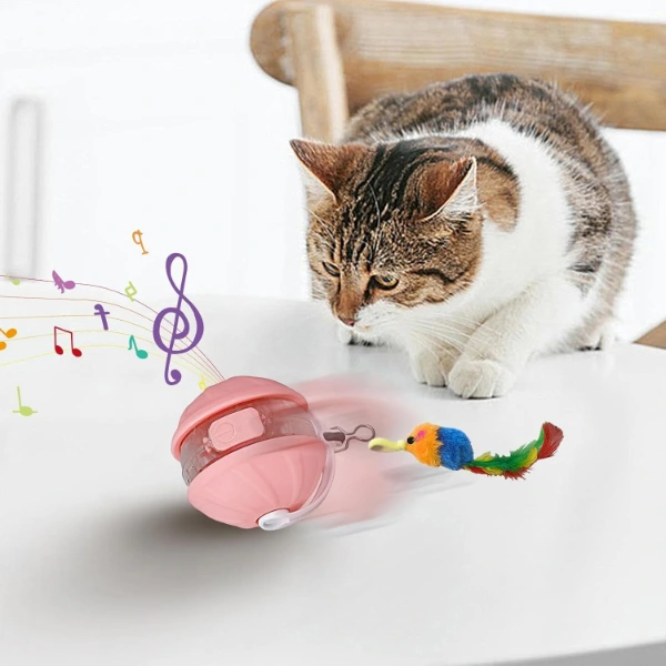 Şarjlı Hareketli Kedi Topu Oyuncak ( Lisinya )