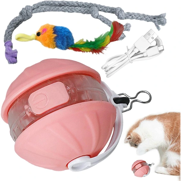 Şarjlı Hareketli Kedi Topu Oyuncak ( Lisinya )