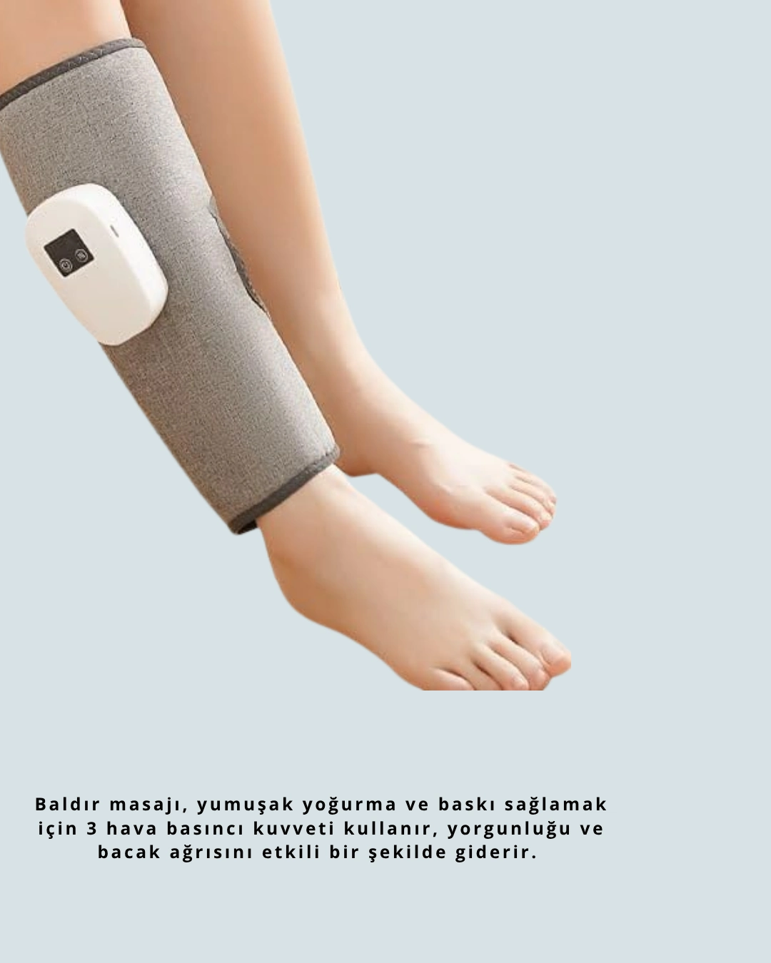 Şarjlı Isıtmalı Baldır Masaj Aleti – 3 Hava Basınçlı, Titreşimli Ve Akıllı Zamanlayıcılı ( Lisinya )