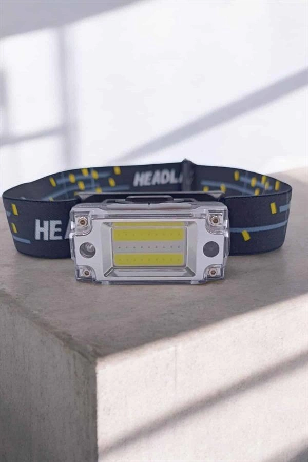 Şarjlı Kafa Feneri Suya Dayanıklı Ayarlanabilir Kamp Feneri ( Lisinya )