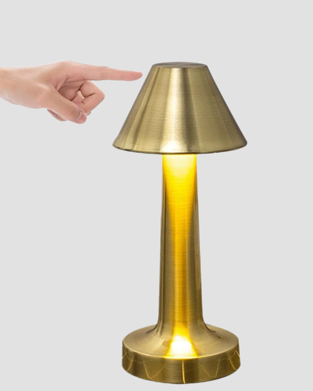 Şarjlı Masa Lambası 3 Işık Modu Kademesiz Karartma Metal Gövde ( Lisinya )