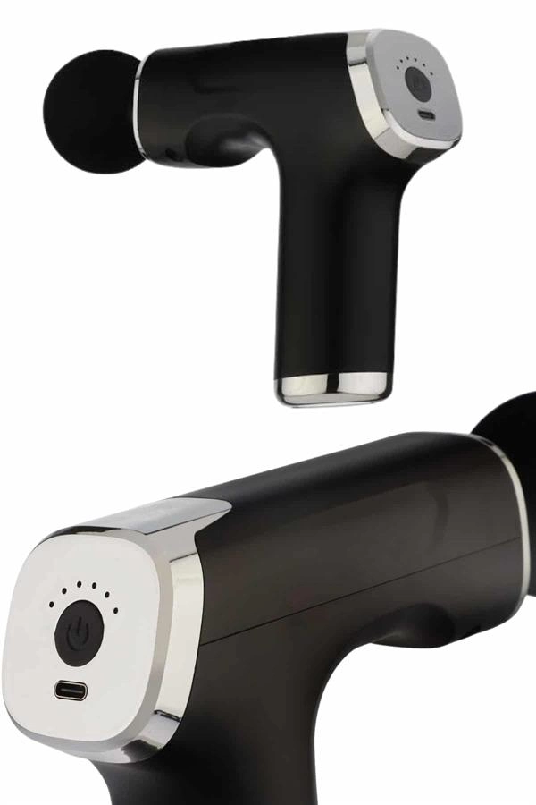 Şarjlı Masaj Tabancası 4 Başlıklı Mini Masaj Tabancası Ve Masaj Aleti ( Lisinya )