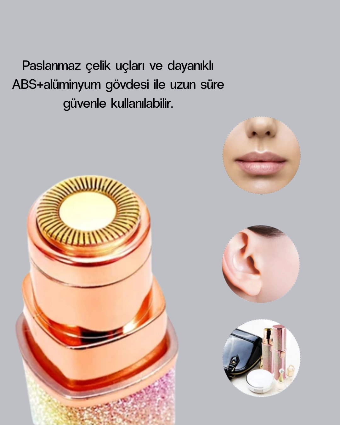 Şarjlı Mini Yüz Ve Kaş Epilatörü – Ağrısız Ve Hassas Temizlik ( Lisinya )