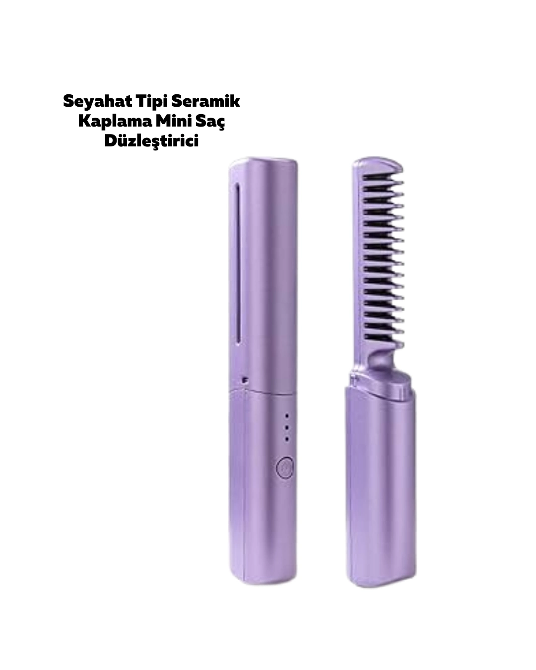 Şarjlı Saç Düzleştirici Tarak ( Lisinya )