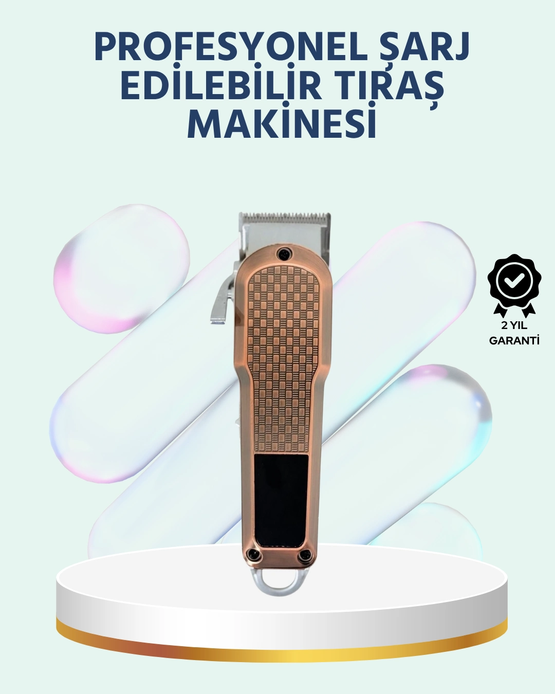 Şarjlı Saç Kesme Makinesi – Type-c Girişli, Lcd Ekranlı Ve Sessiz Motor ( Lisinya )