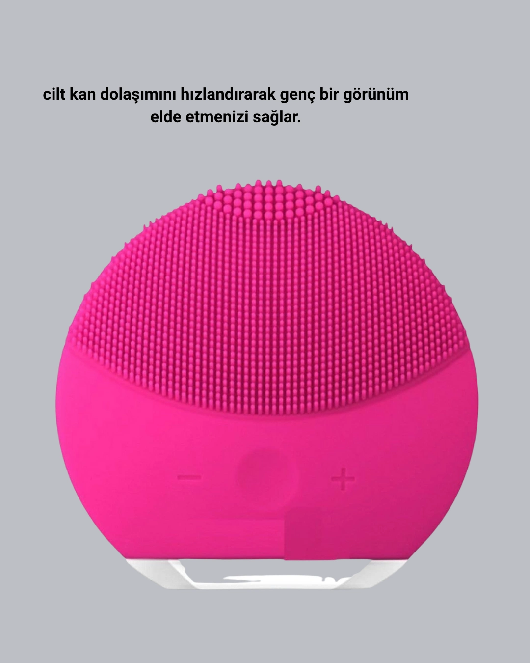 Şarjlı Su Geçirmez Yüz Temizleme Ve Masaj Aleti – 3 Fonksiyonlu ( Lisinya )