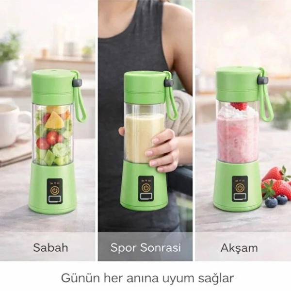 Şarjlı Taşınabilir Smoothie Blender ( Lisinya ) Şarjlı Taşınabilir Smoothie Blender ( Lisinya )
