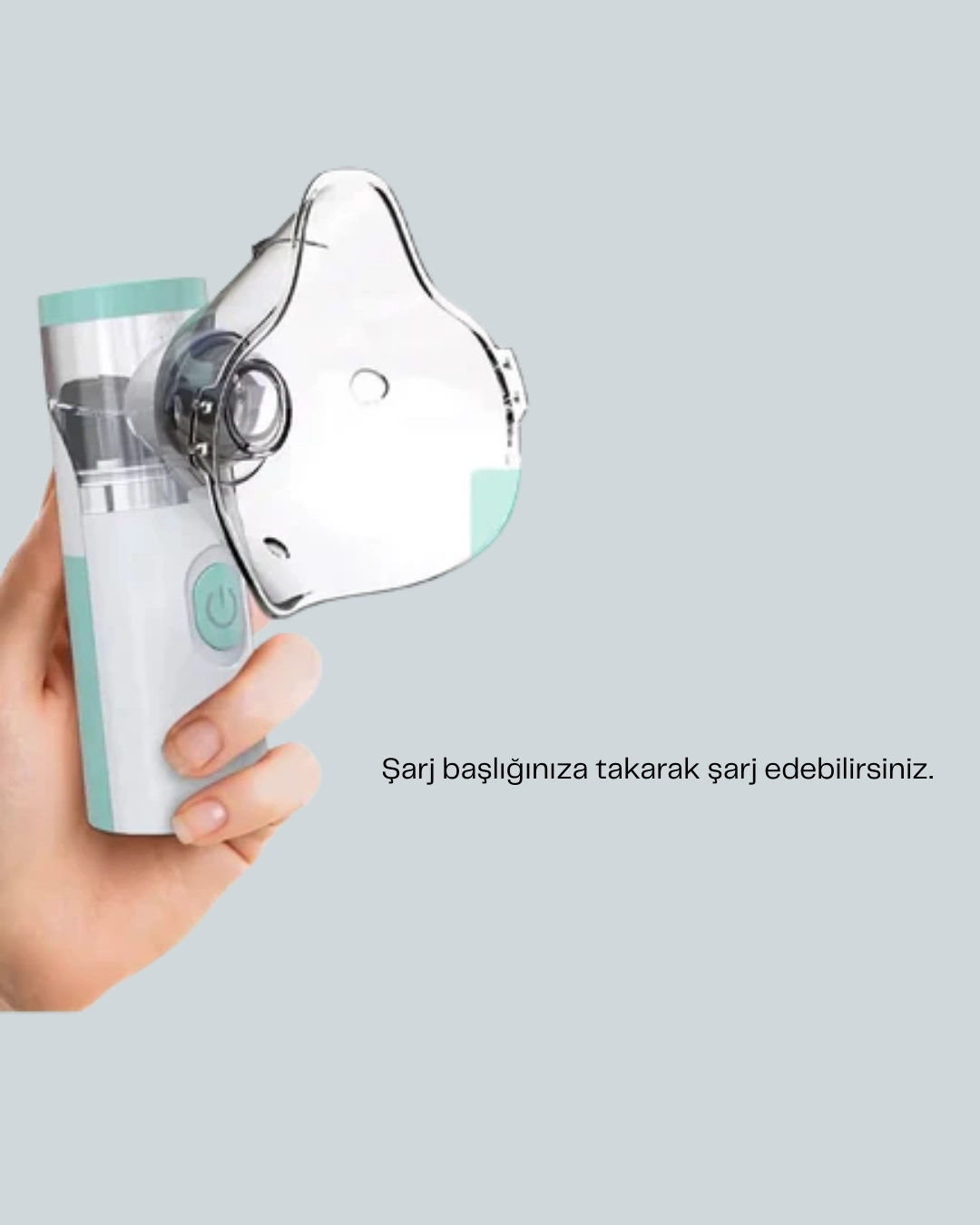 Şarjlı Taşınabilir Ultrasonik Nebulizatör Ultra Sessiz ( Lisinya )