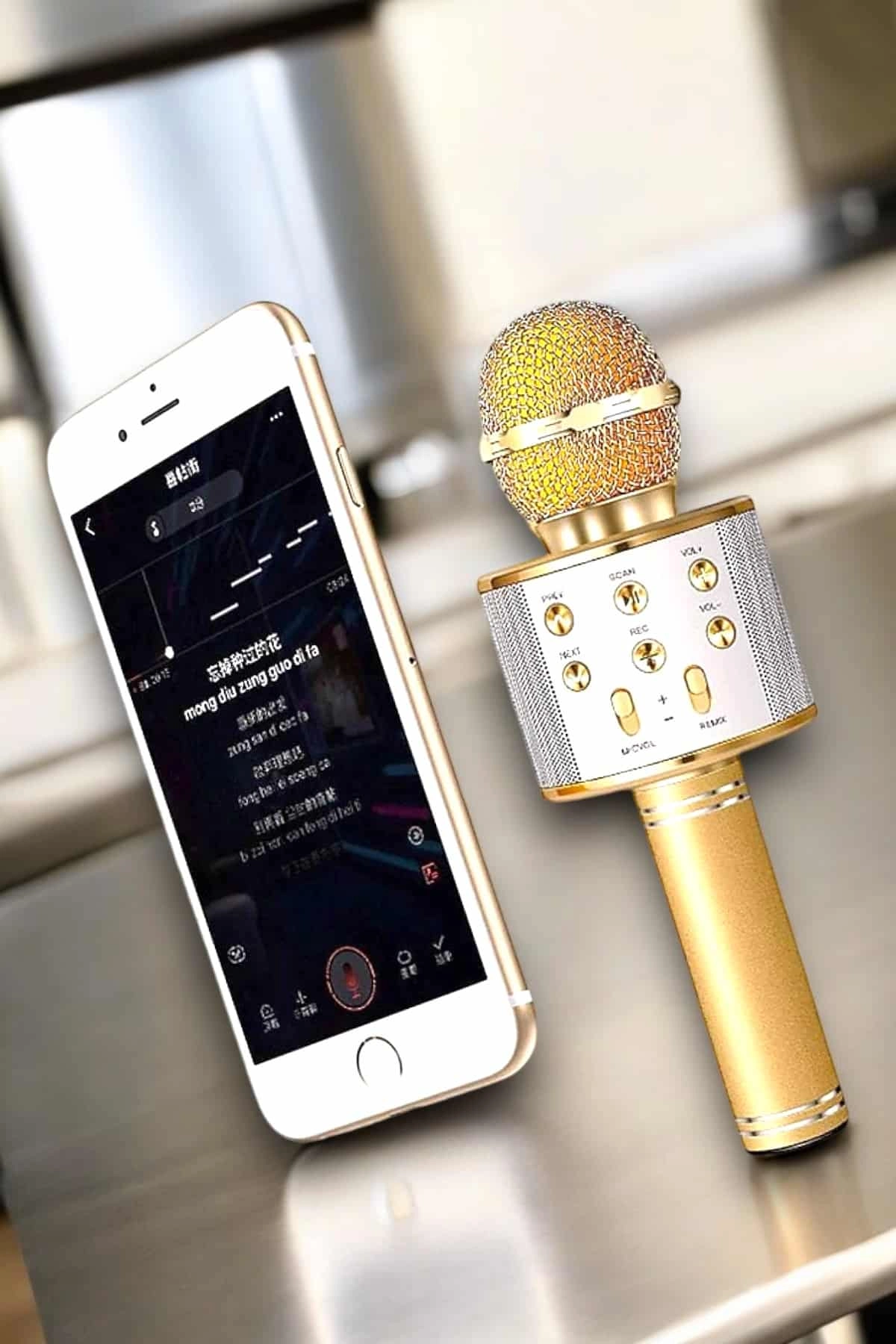 Şarjlı Ve Uzun Pil Ömürlü Karaoke Mikrofon Usb Bellek Destekli, Profesyonel Ses ( Lisinya ) Şarjlı Ve Uzun Pil Ömürlü Karaoke Mikrofon Usb Bellek Destekli, Profesyonel Ses ( Lisinya )