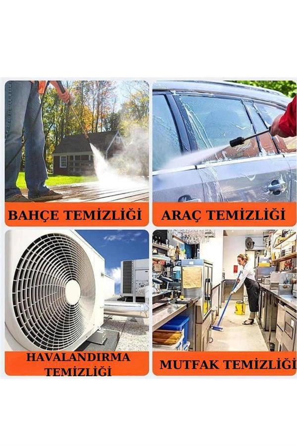 Şarjlı Ve Yüksek Basınçlı Oto Yıkama Makinesi Ve Sulama Tabancası Bahçe Yıkama Makinesi ( Lisinya )