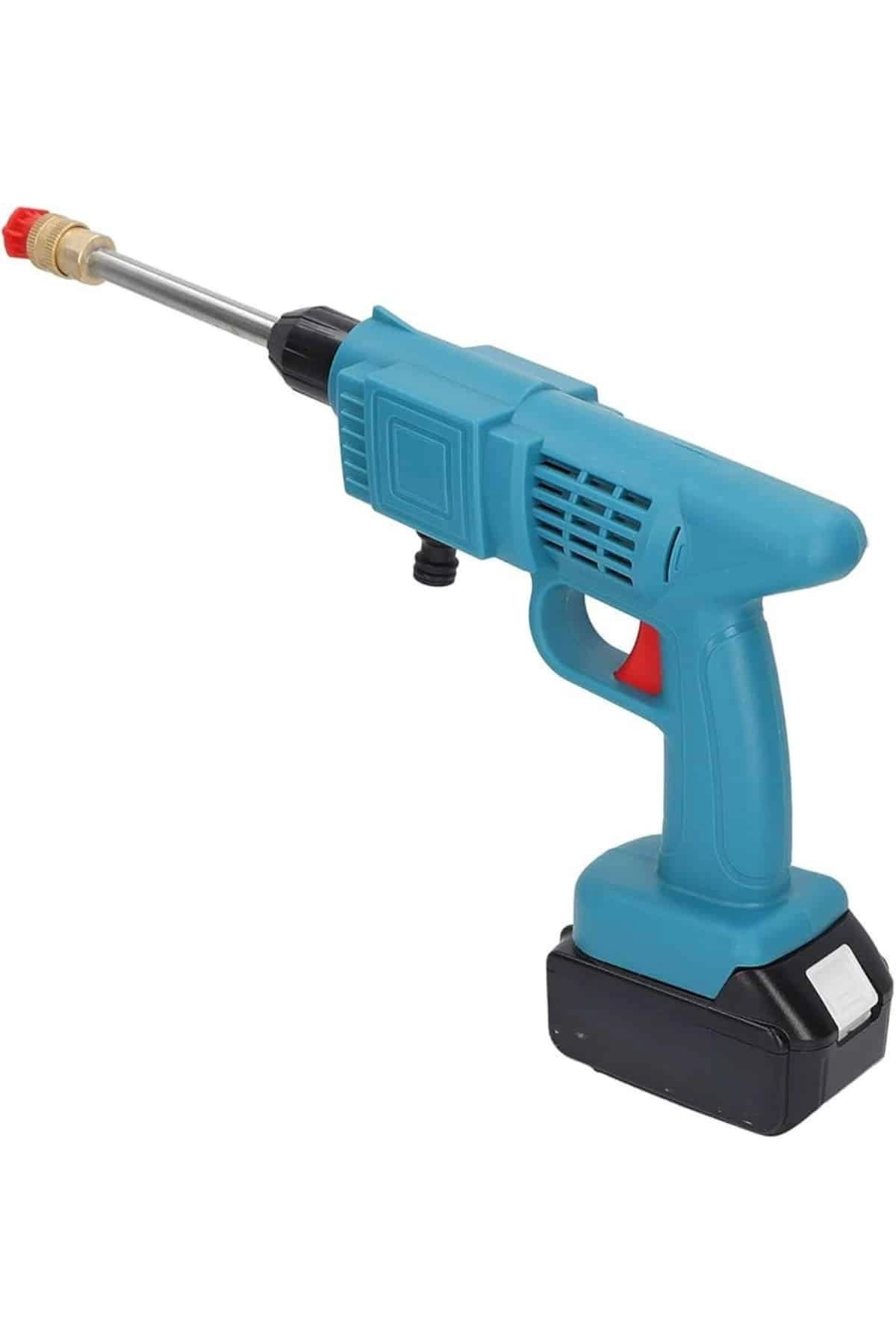 Şarjlı Ve Yüksek Basınçlı Oto Yıkama Makinesi Ve Sulama Tabancası Bahçe Yıkama Makinesi ( Lisinya )