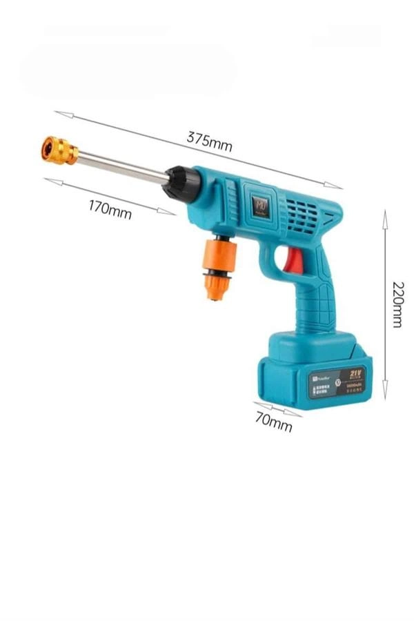 Şarjlı Ve Yüksek Basınçlı Oto Yıkama Makinesi Ve Sulama Tabancası Bahçe Yıkama Makinesi ( Lisinya )