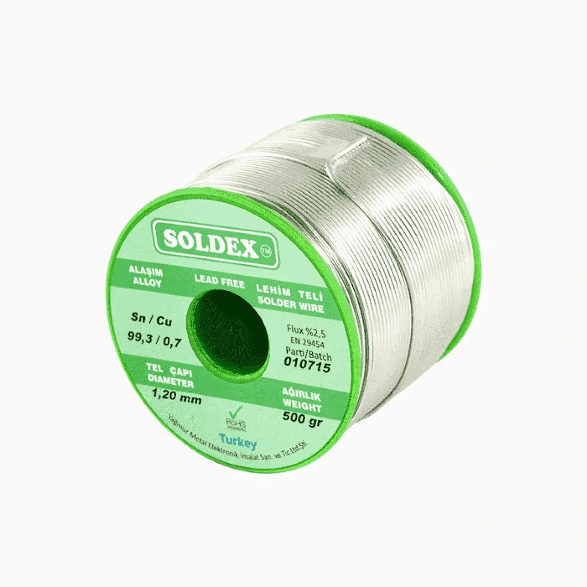 Scn100 Gümüşsüz Özel Alaşım Lehim Teli 200 Gr - 0.5 Mm ( Lisinya )