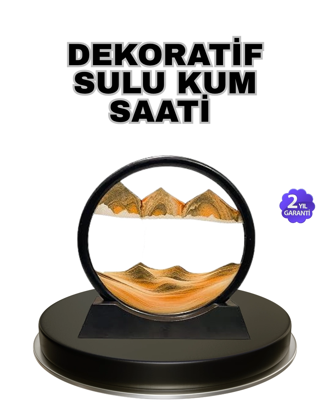 Şeffaf Dekoratif Kum Saati – Dayanıklı Gövde, Minimalist Stil, Masa Ve Vitrin Aksesuarı ( Lisinya )