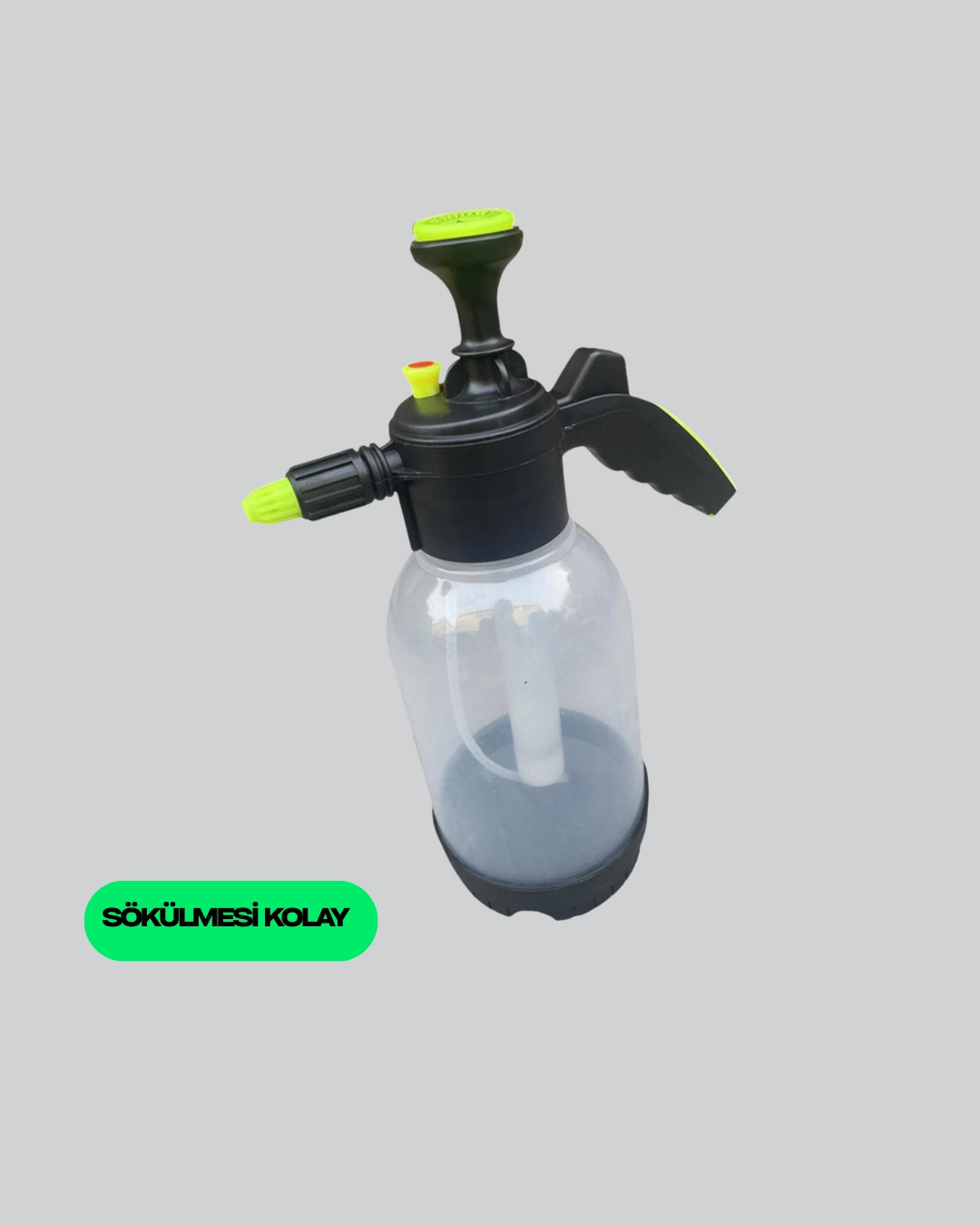 Şeffaf Pompa 2 Litre ( Lisinya )