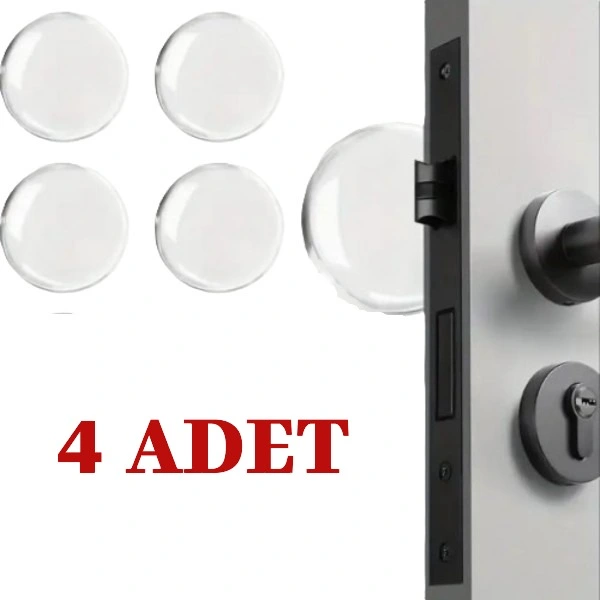 Şeffaf Silikon Mobilya Ve Kapı Durdurucu Darbe Pedi 4'lü Set ( Lisinya ) Şeffaf Silikon Mobilya Ve Kapı Durdurucu Darbe Pedi 4'lü Set ( Lisinya )