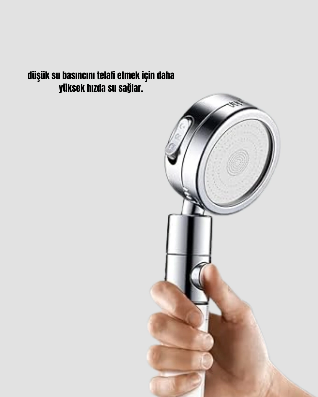 Şelale Sisi Ve Masaj Özellikli Banyo Duş Başlığı ( Lisinya )