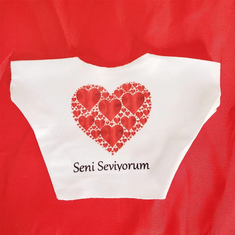 Seni Seviyorum Baskılı Tişört ( Lisinya )