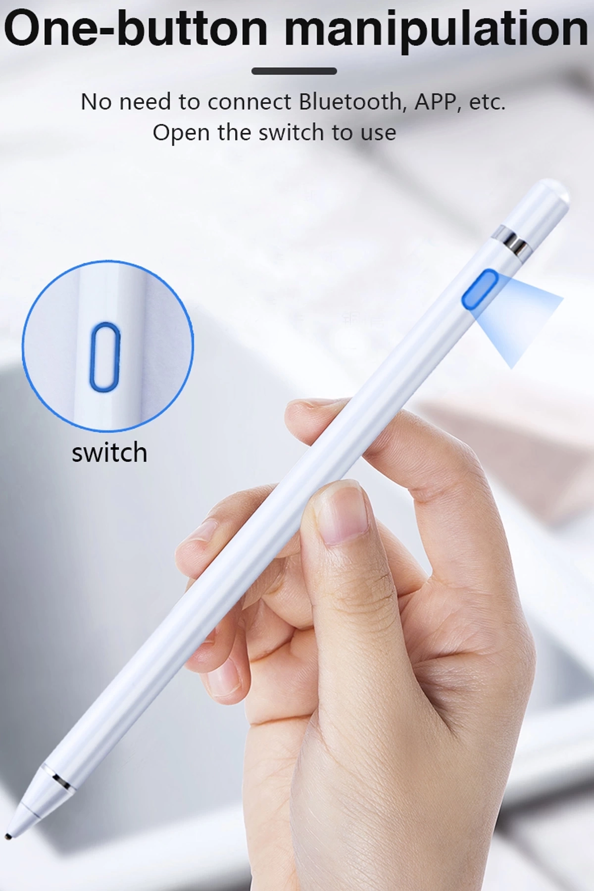 Sensitivity Stylus Dokunmatik Kalem Çizim Ve Tasarım Tablet Kalemi Tüm Cihazlara Uyumlu 1.45mm Uç ( Lisinya )