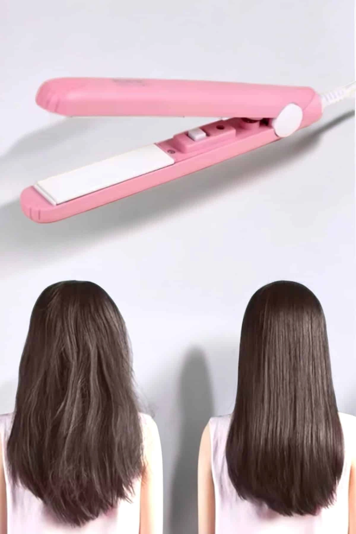 Seramik Kaplama Taşınabilir Mini Saç Düzleştirici Seyahat Dostu Tasarım ( Lisinya )