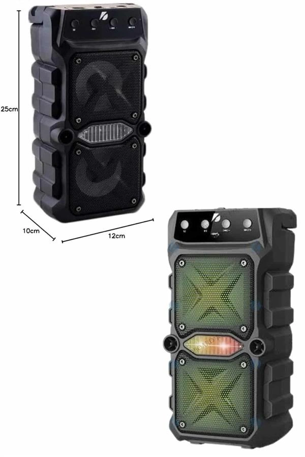 Ses Bombası Kablosuz Bluetooth Hoparlör Çift Çıkışlı Yüksek Ses Kaliteli Hoparlör ( Lisinya )