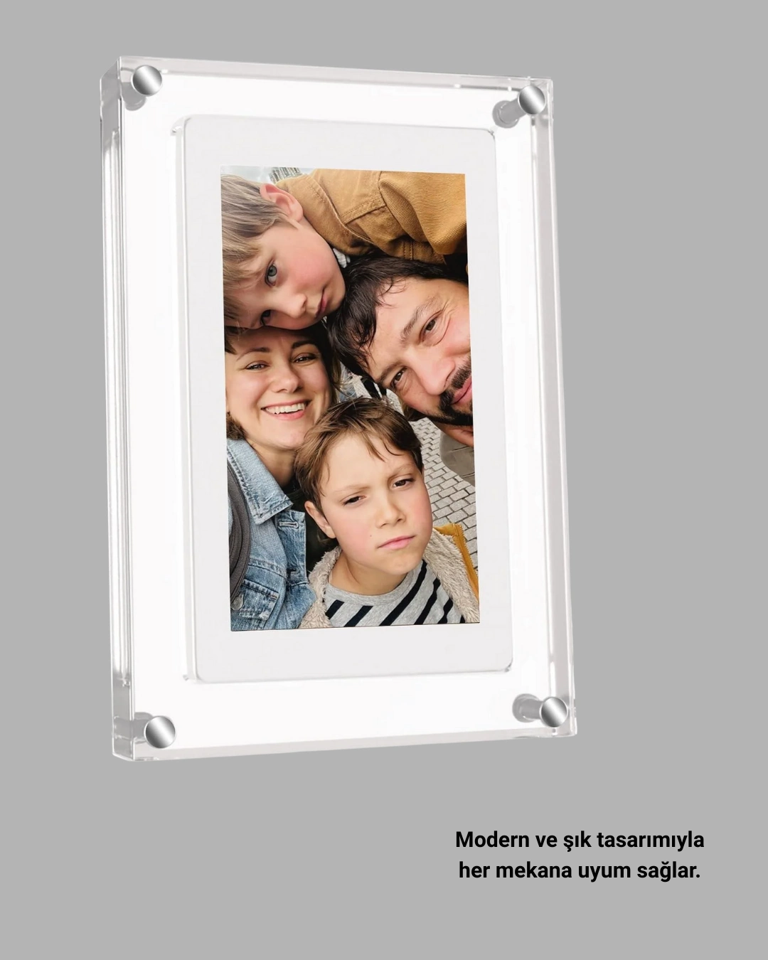 Ses Kontrol Tuşlu 7 İnç Dijital Fotoğraf Çerçevesi – Kolay Ve Pratik Kullanım ( Lisinya )