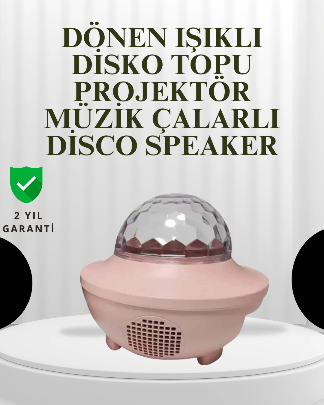 Sesle Etkileşimli Yıldız Projektörlü Gece Lambası – Bluetooth Hoparlörlü, Usb Girişli, Dönen Okyanus ( Lisinya )