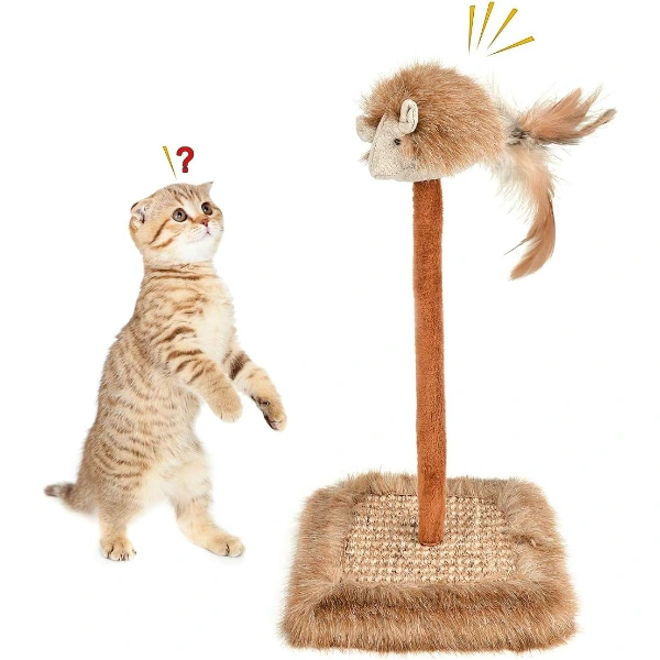 Sesli Oyuncaklı Kedi Tırmalama Tahtası ( Lisinya ) Sesli Oyuncaklı Kedi Tırmalama Tahtası ( Lisinya )